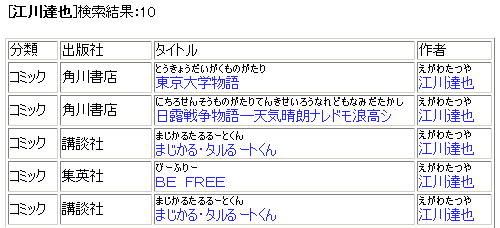 同タイトル、同作者のリンク